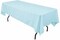 Rectangular Light Blue Polyester Tablecloth 60×144 Inch Elegant Décor for Weddings, Parties & Banquets